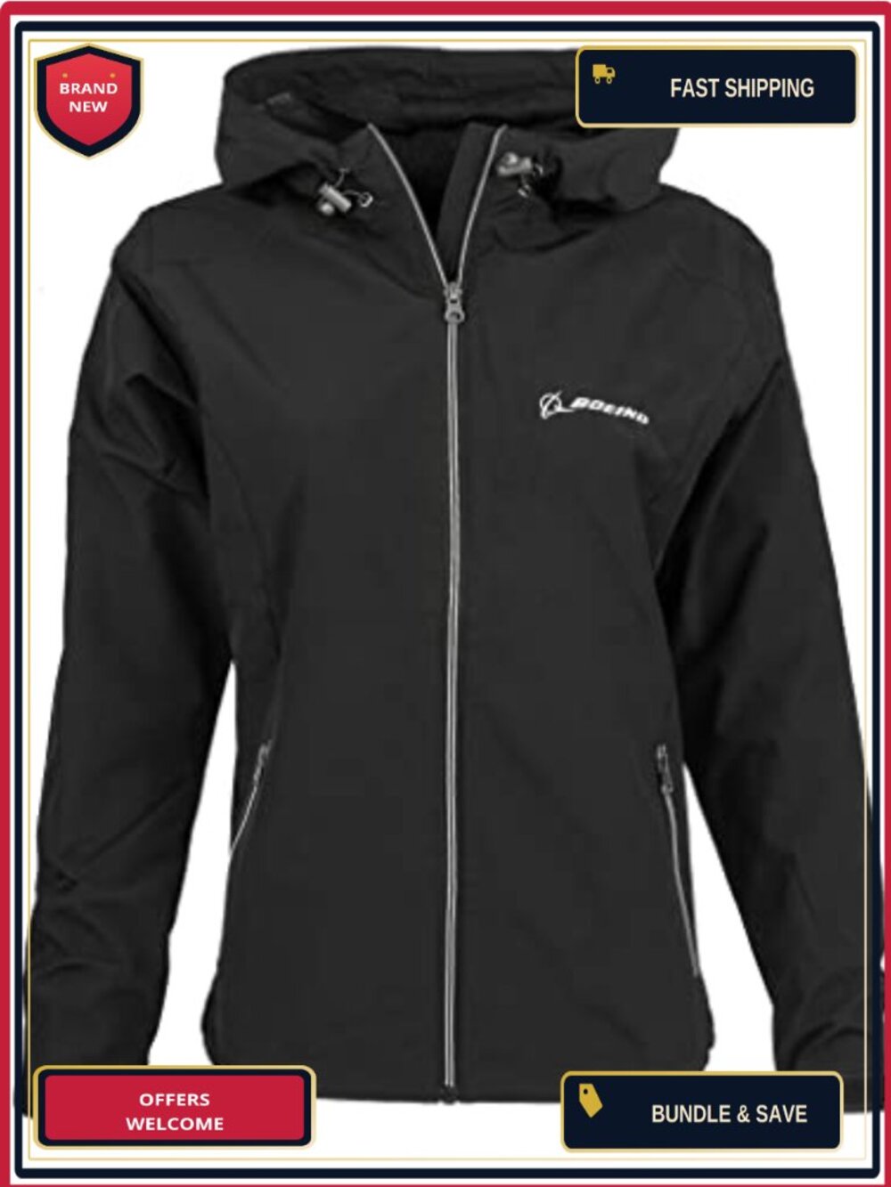 Waterproof Anorak Jacket Lightweight Polyester Spandex Raincoat